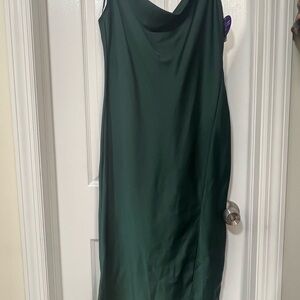 Windsor Dark Green Midi Dress